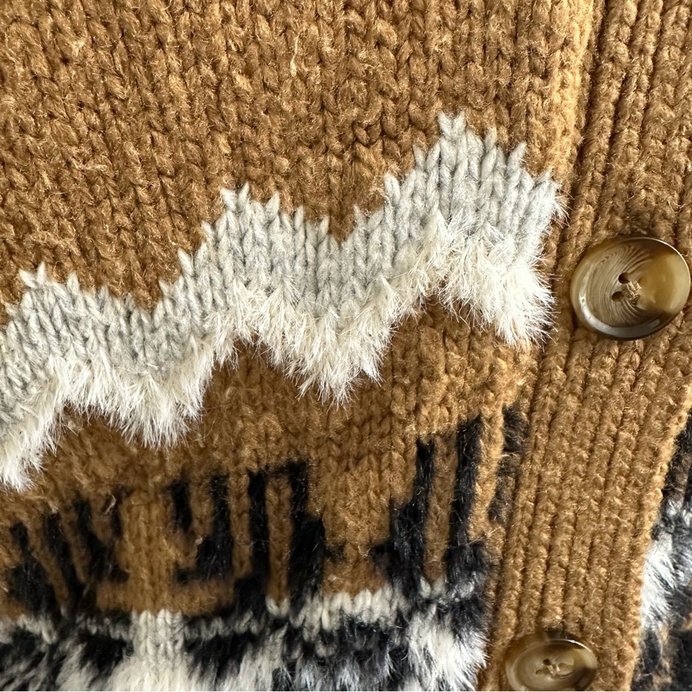 Ann Taylor fair isle cropped cardigan - Picture 11 of 11